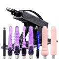 8 Piece Extendable Thrusting Dildo for Women, Virgin Tight Enveloping Experience, Ultra Realistic TPE Soft Gel, 8 Interchangeable Heads Unlock Ultimate Masturbation Fantasy, Adult Toy