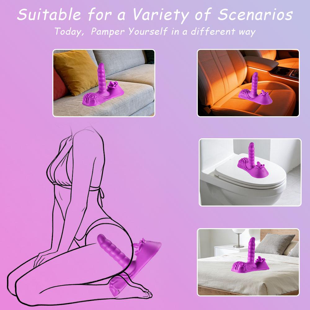 Vibrating Cushion Masturbator for Women, Sitting G-Spot Clitoris Massager, Hands Free Adult Toy, Multi Speed Vibration, Discreet Pleasure, Adult Products