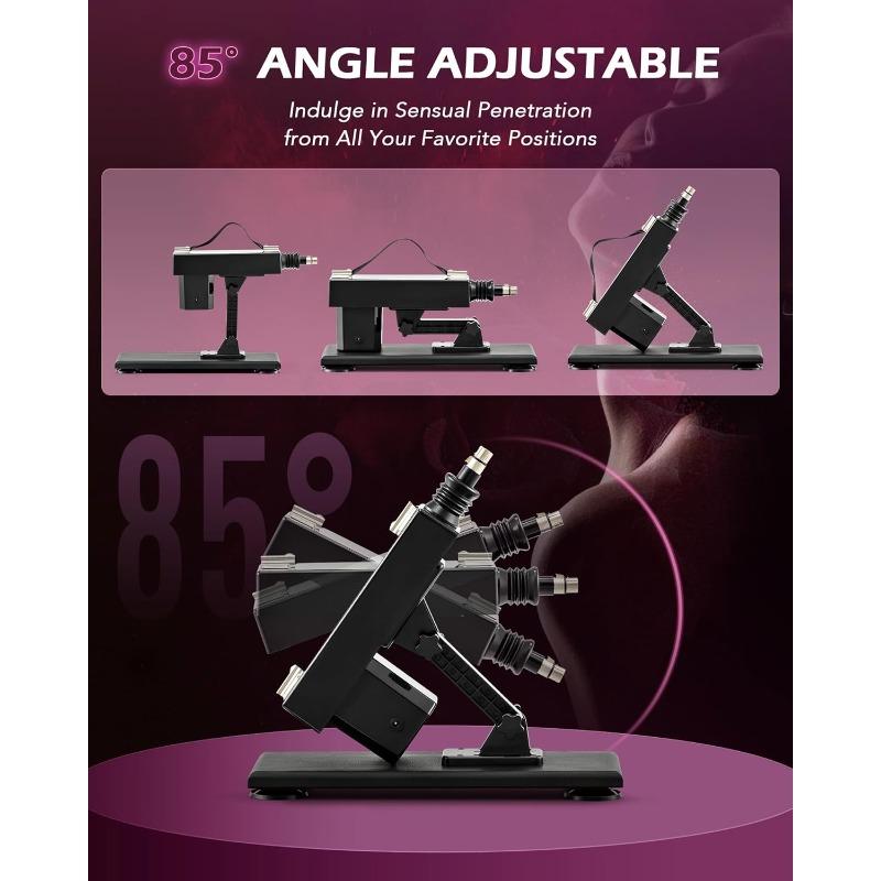 7 Interchangeable Head Thrusting Toy for Women, Tight Wrapping Like First Night Experience, Ultra Realistic Skin Simulates Real Warmth and Texture, 7 Stimulations Unlock Ultimate Pleasure Fantasy, Adult Sex Products