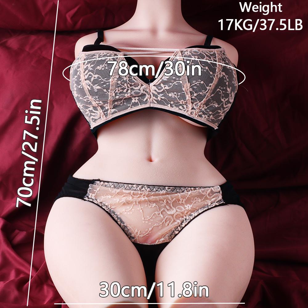 17kg Long Legs Half Body Masturbator Doll, Virgin Tight Envelopment, Ultra Realistic Skin Touch Liquid Silicone, Unlock Ultimate Private Fantasy, Adult Toy