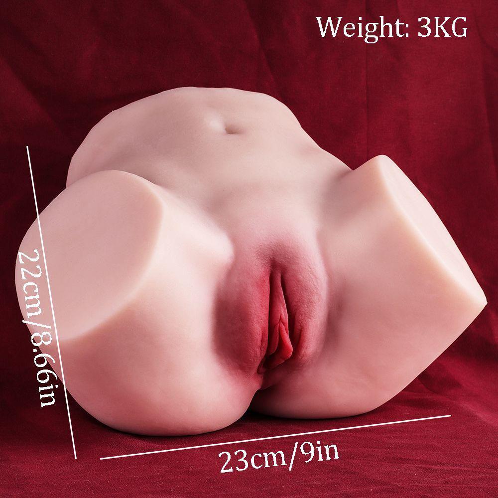 3.3kg Open Legs Hip Masturbator for Men, Full Functions Vibration Suction Sound, Virgin Tight Wrapping, Ultra Realistic TPE Material, Unlock Ultimate Masturbation Fantasy, Adult Products
