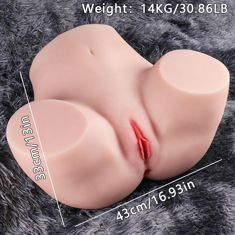 14kg Hip Masturbator for Men, Tight Wrapping Like Maiden First Experience, Ultra Realistic TPE Soft Gel Touch, Unlock Ultimate Release Fantasy, Adult Products